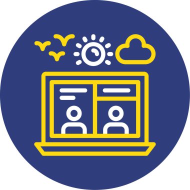 Vektör illüstrasyonu, simge ögesi