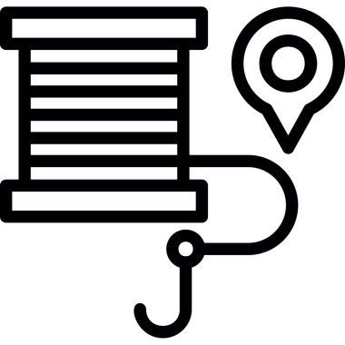 harita konumu simgesi ana hat biçiminde