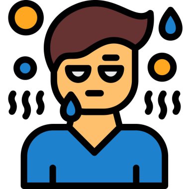 sad face icon. vector illustration
