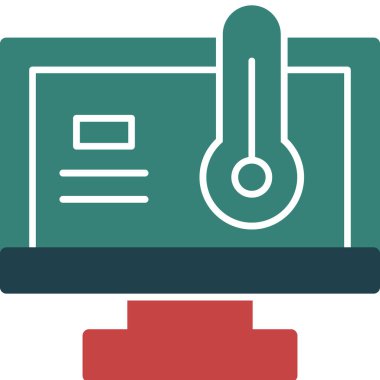 veri analiz simgesi vektör illüstrasyonu