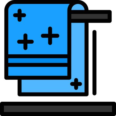 giysi kumaş simgesi dosya ana hatları biçiminde