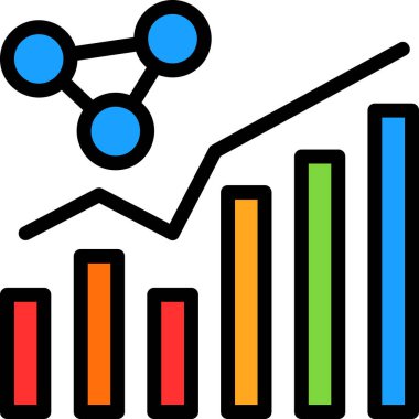 Analitik Analiz Grafiği simgesi - taslak biçimi