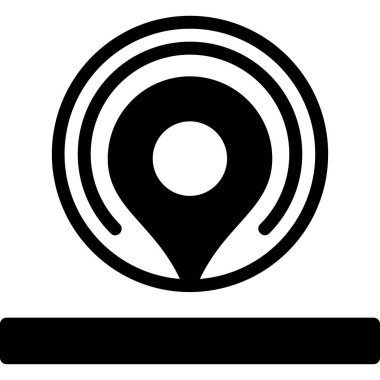 Harita işaretleyici simgesi. vektör illüstrasyonu