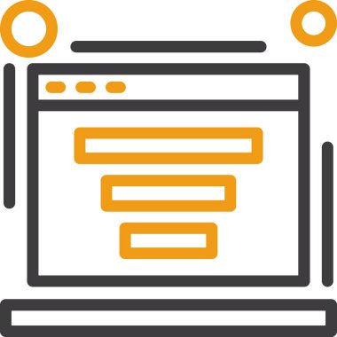 İnternet ağ bağlantısı simgesi doldurulmuş ana hat biçimi