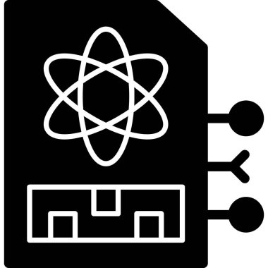 Modern bir simgenin vektör illüstrasyonu