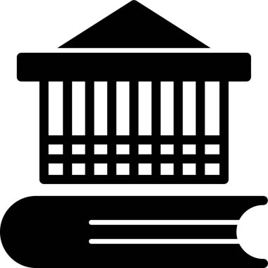 mimari yapı yapı ikonu ana hatlar biçiminde