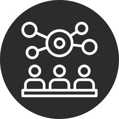 İnsan simgesinin vektör illüstrasyonu