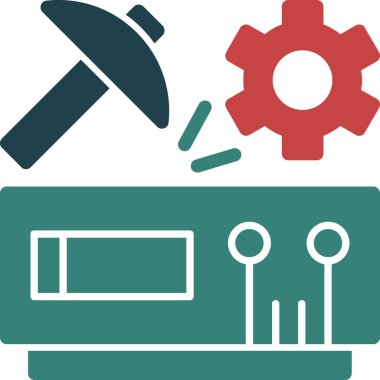 tamir araçları simge vektör çizim