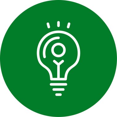 Ampul simgesi. Fikir kavramı