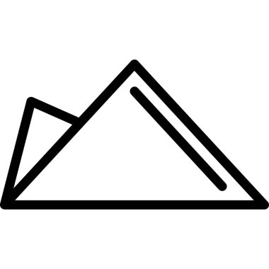 Kağıt vektör simgesi. beyaz arkaplan kağıdında izole edilmiş çizgi vektör simgesi.