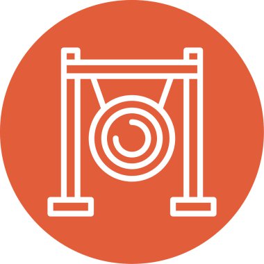 Modern bir simgenin vektör illüstrasyonu