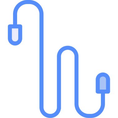 Kablo. Web simgesi basit illüstrasyon