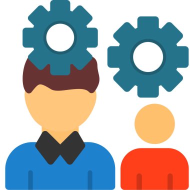 Takım çalışması simgesi, vektör illüstrasyonu