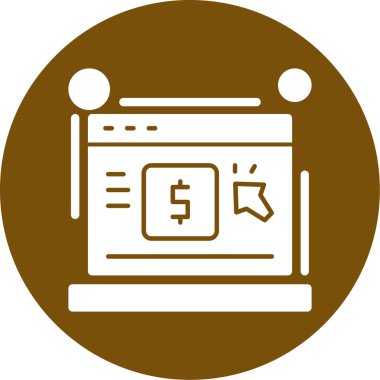 Web ve Geliştirme düz vektör simgesi