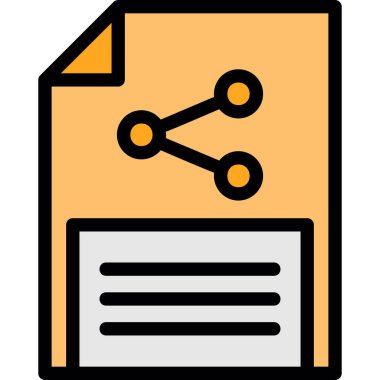 Dosya. Web simgesi basit illüstrasyon