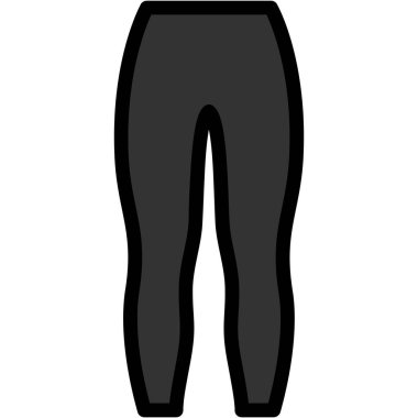 Kadın pantolonu, illüstrasyon, beyaz arkaplan vektörü