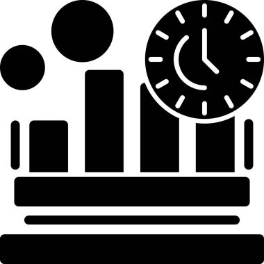 Saat. Web simgesi vektör illüstrasyonu