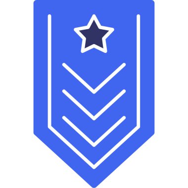 Ordu rozet simgesi - taslak biçimi