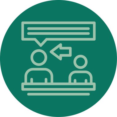 İnsan simgesinin vektör illüstrasyonu