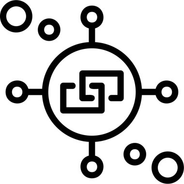 ağ bağlantı simgesi. vektör illüstrasyonu