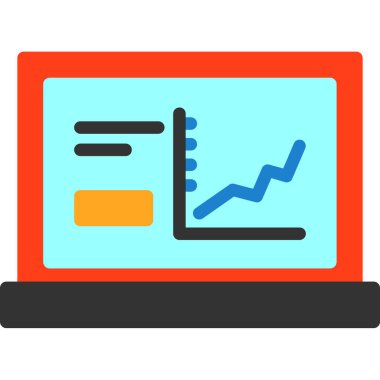 Grafik. Web simgesi basit illüstrasyon