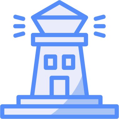 Bina. Web simgesi basit illüstrasyon