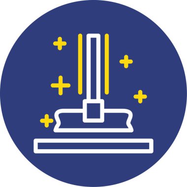 Bir bayrak simgesinin vektör illüstrasyonu