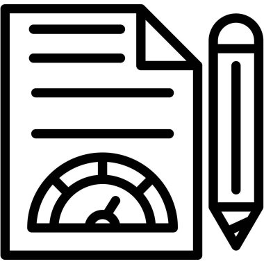 Kalem. Web simgesi basit tasarım