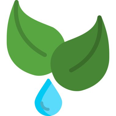 Düz biçimli taze organik sağlıklı simge