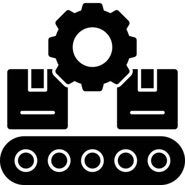 Araba motoru simgesi. vektör illüstrasyonu