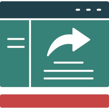 ok simgesi, vektör illüstrasyonu