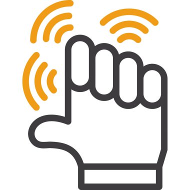 İşaret. Beyaz üzerinde basit bir resim simgesi