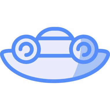 ufo. Web simgesi basit illüstrasyon