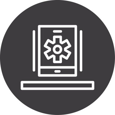 seo modern simgesinin vektör illüstrasyonu