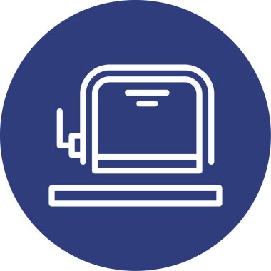 Dizüstü bilgisayar simgesi vektör çizimi