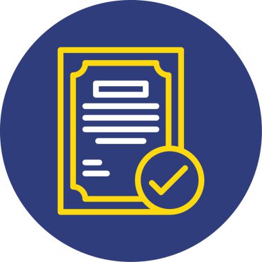 vektör illüstrasyonu, belge simgesi