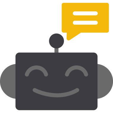 Sohbet iletisi vektör simgesi