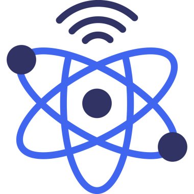 atom web simgesi basit tasarım
