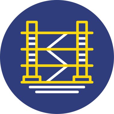 İnşaat. Web simgesi basit illüstrasyon