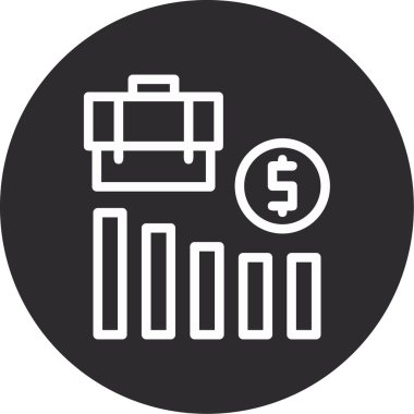 Modern simgenin vektör illüstrasyonu