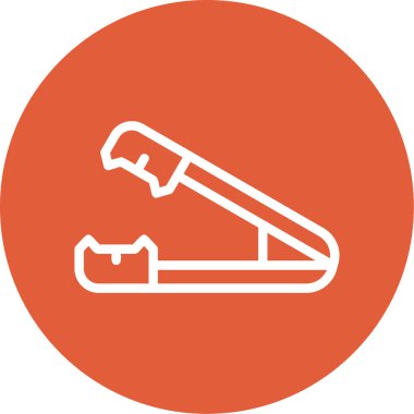 Testere simgesinin vektör illüstrasyonu