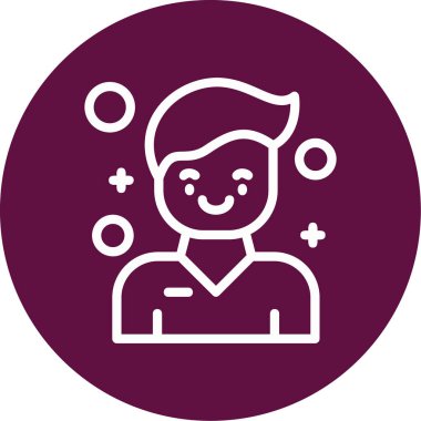 İnsan simgesinin vektör illüstrasyonu