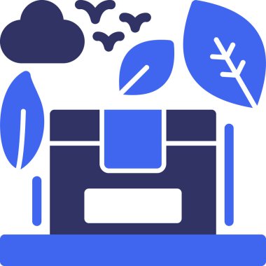 Bahçe ikonu vektör illüstrasyonu