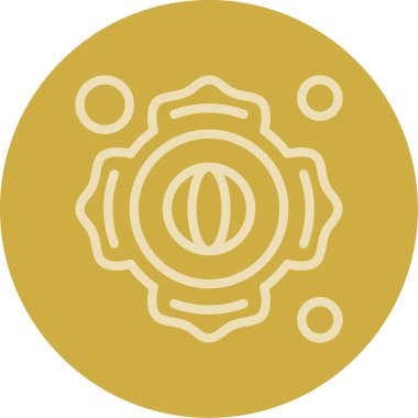 Bozuk para simgesinin vektör illüstrasyonu