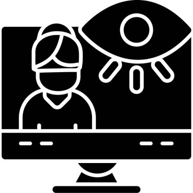 Video oyunu simgesi, vektör illüstrasyonu