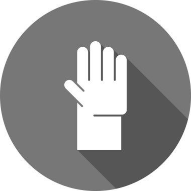 Vektör simge işareti simge vektör çizim kişisel ve ticari kullanım için durdurmak..