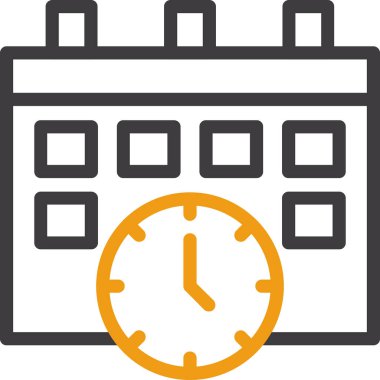 zaman yönetimi vektör simgesi