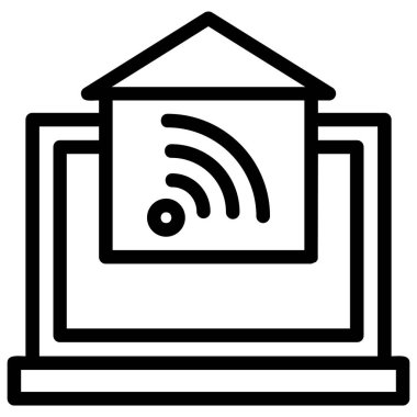 Wi-Fi vektör simgesi kolayca değiştirilebilir ya da düzenlenebilir