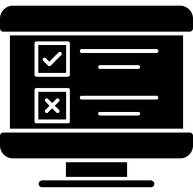 Onay kutusunu vektör simgesi