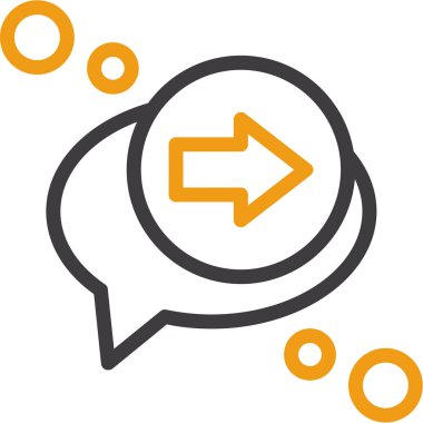 chat web icon simple illustration